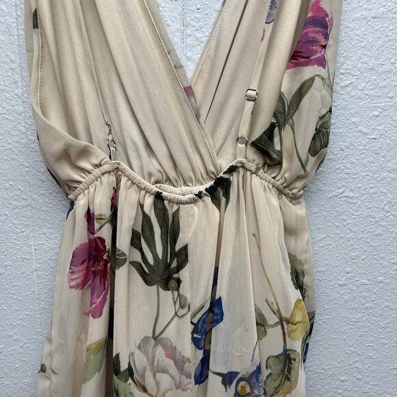 Mahina Floral Feminine Beach Coquette Chic Boho Romantic Womens Romper Small - Picture 9 of 14